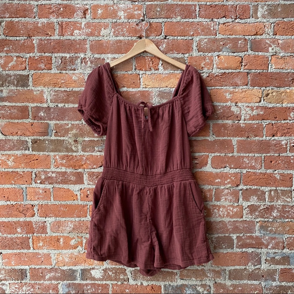 Aerie Cold Shoulder Romper